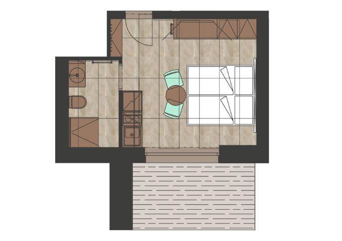 Apartmán s terasou Apartmán s terasou